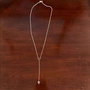 Gorjana Silver Necklace with Triangle Accents
